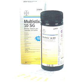STRISCIA REATTIVA MULTITEST MULTISTIX 10SG PER ANALISI URINA 25 PEZZI SIEMENS HEALTHCARE DIAGN. Srl