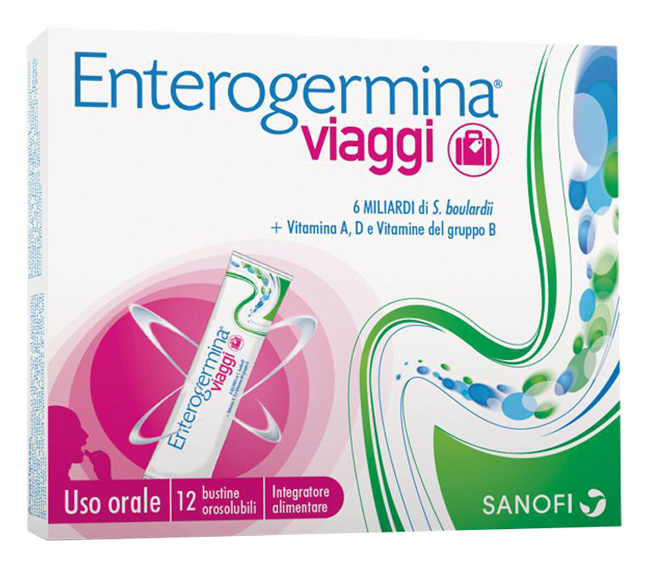 ENTEROGERMINA VIAGGI 12 BUSTINE OROSOLUBILI CONFEZIONE STANDARD OPELLA HEALTHCARE ITALY Srl