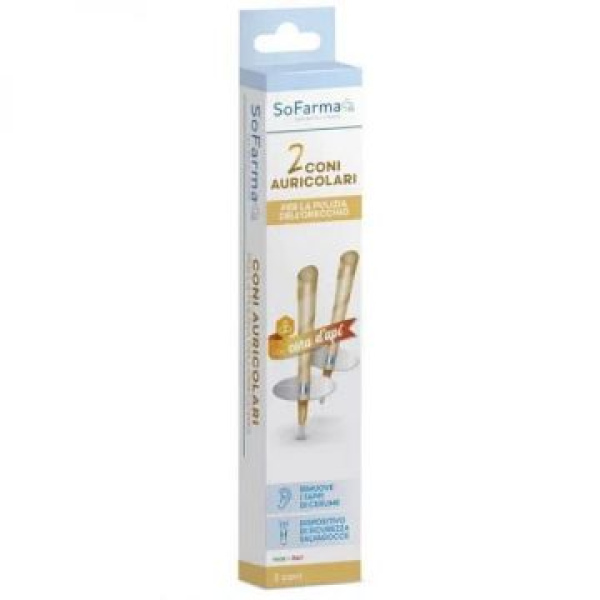 CONI AURICOLARI 2 PEZZI SOFARMAPIU' SO.FARMA.MORRA SpA