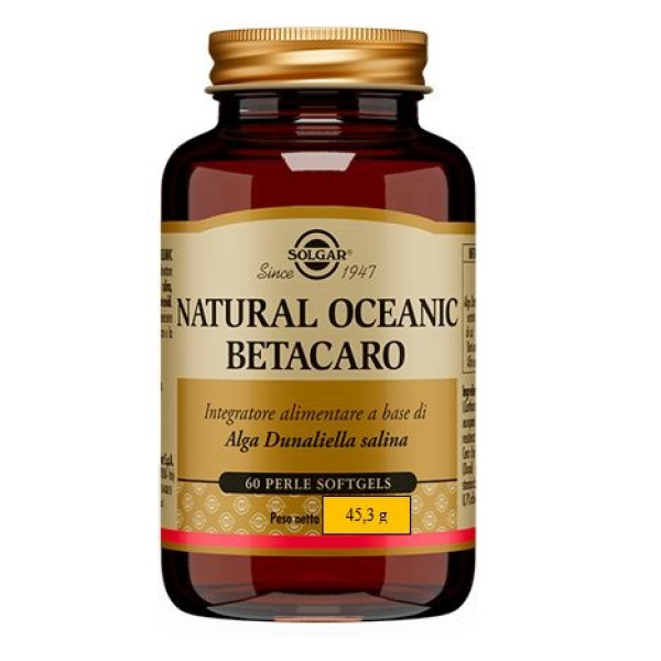 NATURAL OCEANIC BETACARO 60 PERLE SOLGAR IT. MULTINUTRIENT SpA