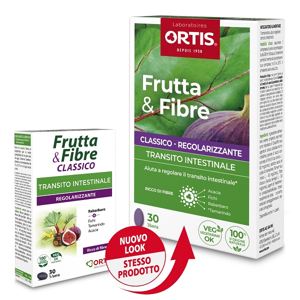 FRUTTA & FIBRE CLASSICO 30 COMPRESSE ORTIS LABORATOIRES PGMBH