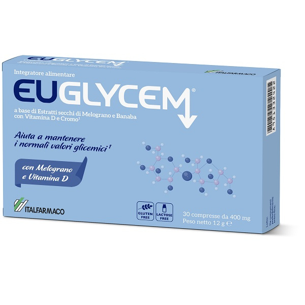 EUGLYCEM 30 COMPRESSE DA 400 MG SENZA GLUTINE SENZA LATTOSIO ITALFARMACO SpA