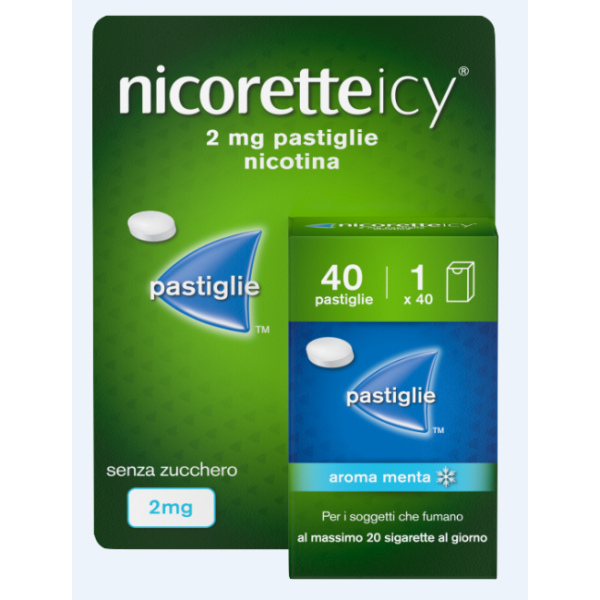 NICORETTEICY*40PAST 2MG KENVUE ITALIA SPA
