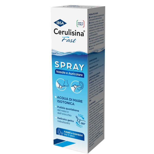 CERULISINA FAST NASO/ORECCHIO SPRAY 100 ML IBSA FARMACEUTICI ITALIA Srl