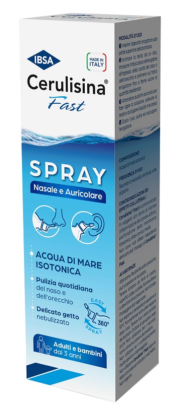 CERULISINA FAST NASO/ORECCHIO SPRAY 100 ML IBSA FARMACEUTICI ITALIA Srl