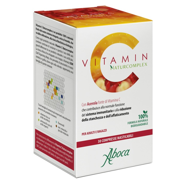 VITAMIN C NATURCOMPLEX 30 COMPRESSE DA 2 G ABOCA SpA SOCIETA' AGRICOLA