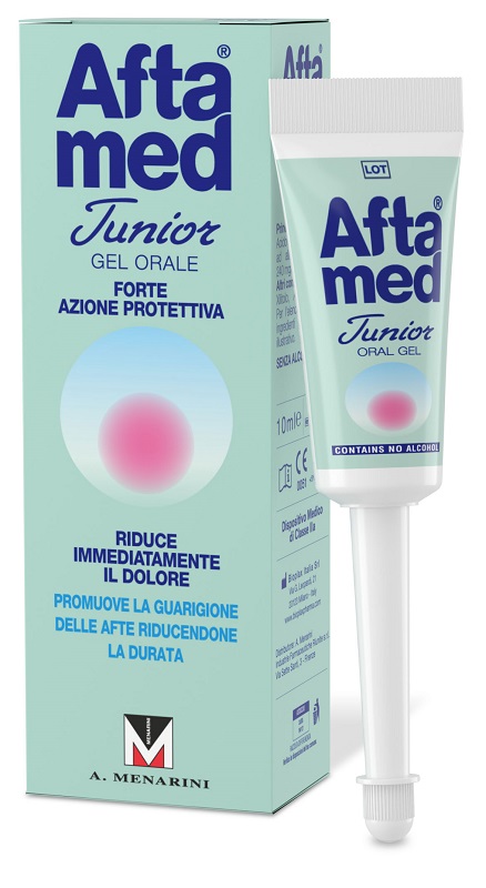 GEL AFTAMED JUNIOR ACIDO IALURONICO 10 ML A.MENARINI IND.FARM.RIUN.Srl