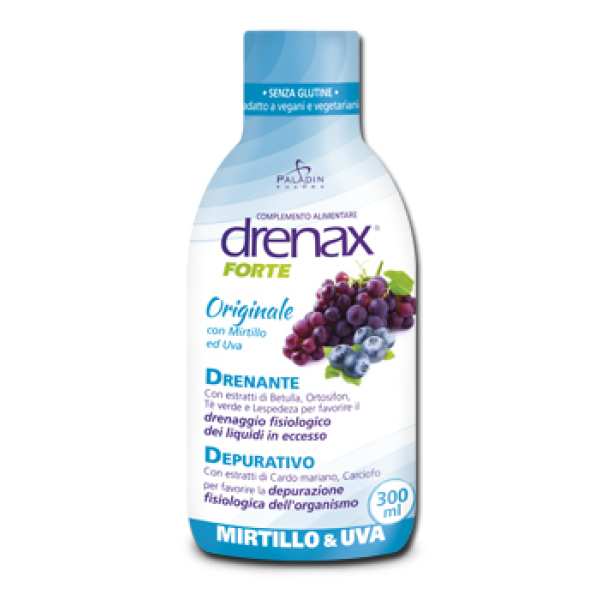 DRENAX FORTE ORIGINALE CON MIRTILLO E UVA 300 ML PALADIN PHARMA SpA