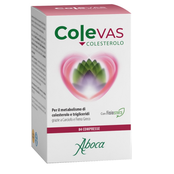 COLEVAS COLESTEROLO 84 COMPRESSE SENZA GLUTINE E LATTOSIO ABOCA SpA SOCIETA' AGRICOLA