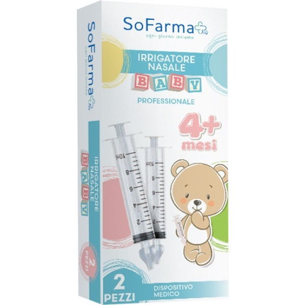 IRRIGATORE NASALE BABY 2 PEZZI SOFARMAPIU' SO.FARMA.MORRA SpA
