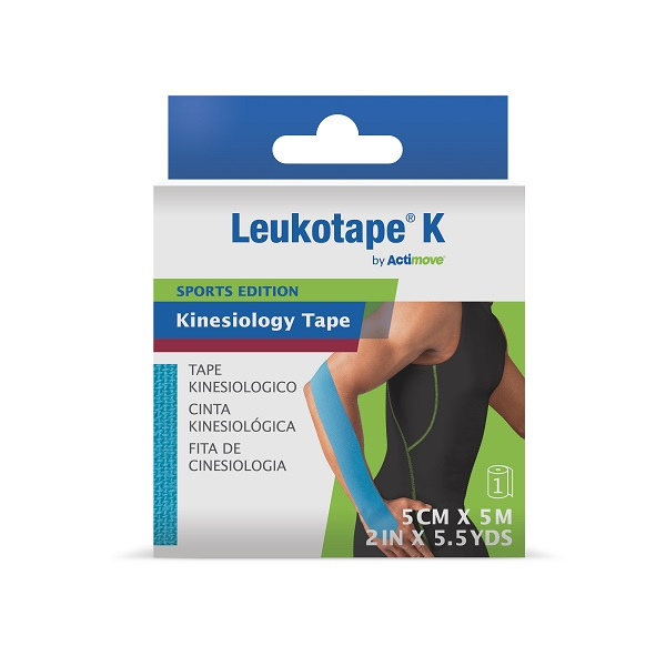 LEUKOTAPE K BY ACTIMOVE SPORTS EDITION AZZURRO CM 5X5 M ESSITY ITALY SpA