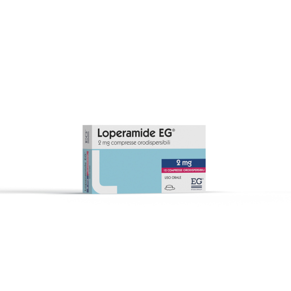 LOPERAMIDE *12CPR OROD 2MG EG SpA